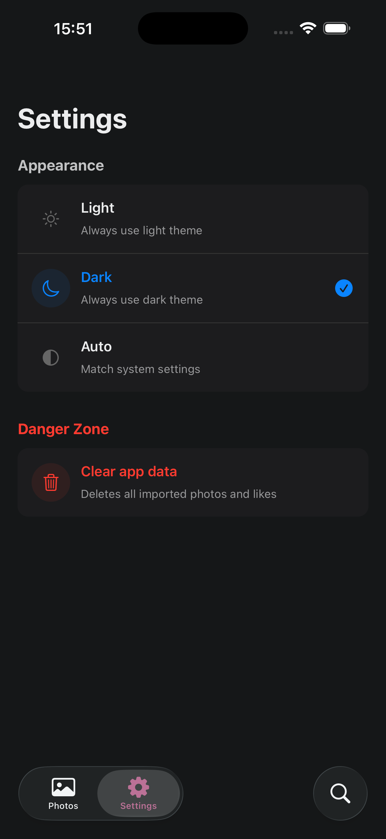 Dark mode